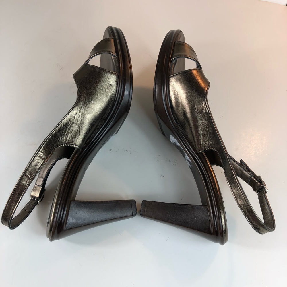 Athena Alexander Metallic Sandals Size 6 (#10) - Picture 4 of 8